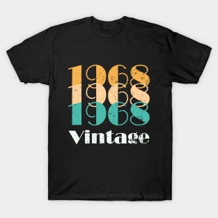 52nd birthday gift ideas born in 1968 , 52th in 2020 Birthday, Vintage 1968 Last Minute Gift | 1968 Birthday T-Shirt